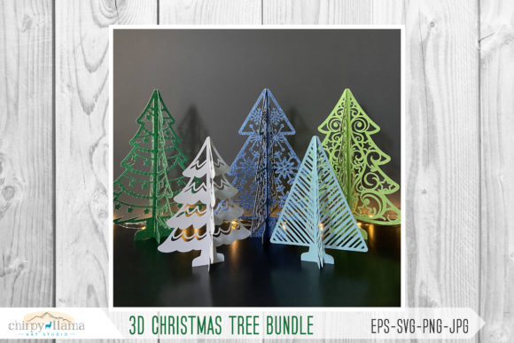 3D Christmas Tree Bundle: Laser Cutting & Winter Amp Review