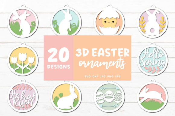 3D Easter Ornaments Easter Bundle: Graphics & Illustrations Review