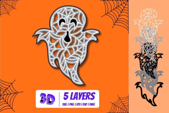 3D Specter SVG for Laser Cutting and Autumn Amp