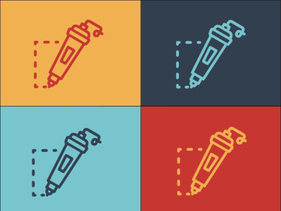 3d Toy Pen Graphics and Logos for Modern Branding