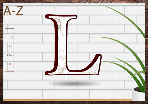 3d Wooden Alphabet Uppercase Clipart SVG for Graphics & Illustrations