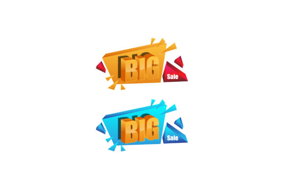 Big Sale 3d Banner Illustration for Graphics and Illustrations