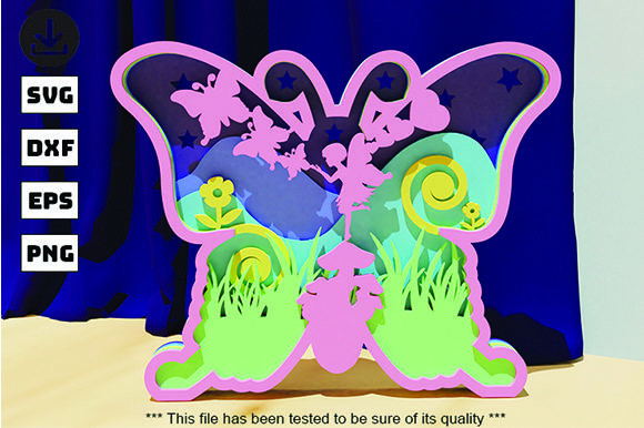 Fairy 3D, Laser Cut Templates for Ornaments