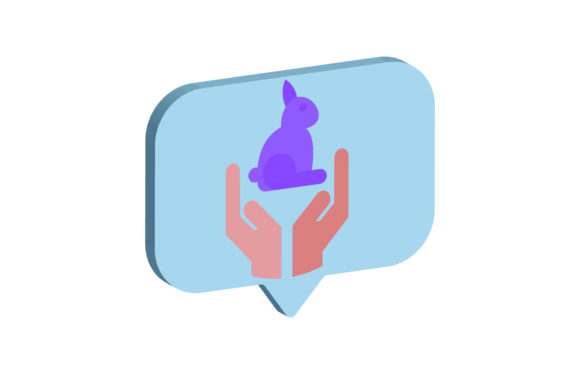 Icon 3D Easter Hands Uphold the Rabbit Graphics Review
