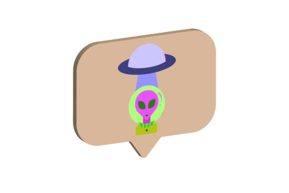 Icon 3D Space Ufo: Modern Graphics for Creative Illustrations