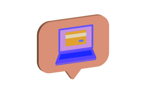 Icon Laptop 3D Card: A Smart Graphics Choice for Icons and Digital Sellers