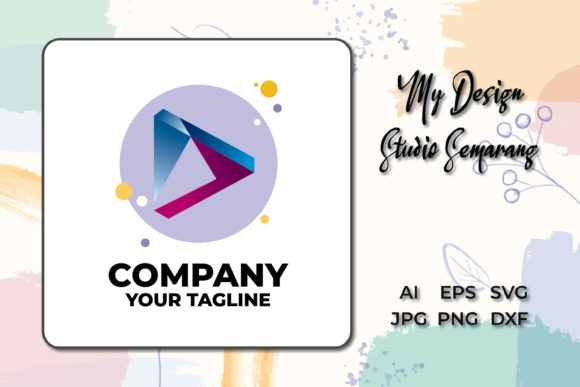 Logo Company Circle Buble 3D Triangle Graphics Freebies Review