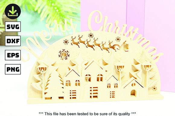Village 3D Christmas Svg: A Review for Graphics and Crafts Sellers